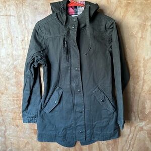 Kava Sundowner Canvas Plaid Wind and Rain Resistant Utility Jacket